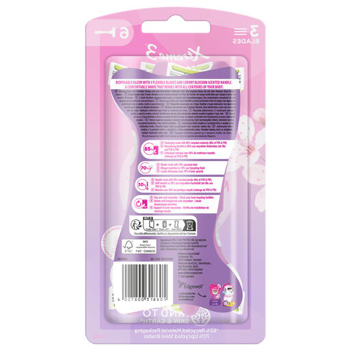 WILKINSON Xtreme3 MyIntuition Comfort Disposable Razors 6 pcs
