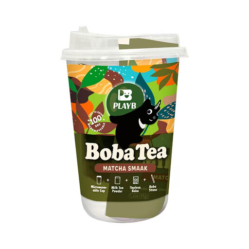 JENI PLAYB Bubble Tea Cup Matcha Flavor 1x 85g