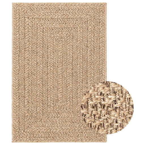 vidaXL ZIZUR Binnen/Buitenkleed - Jute Look