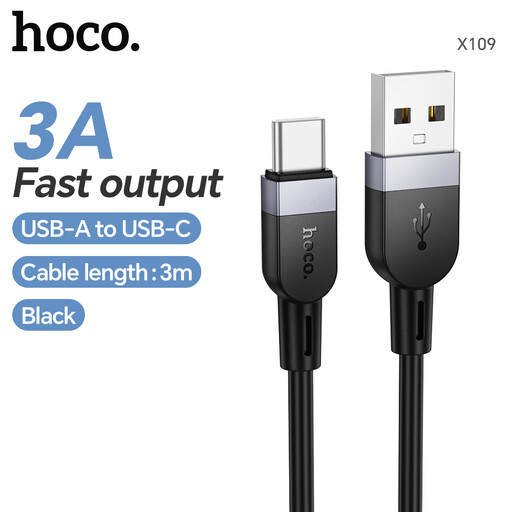 HOCO X109 27W Silicone USB-C to Lightning Charging Cable