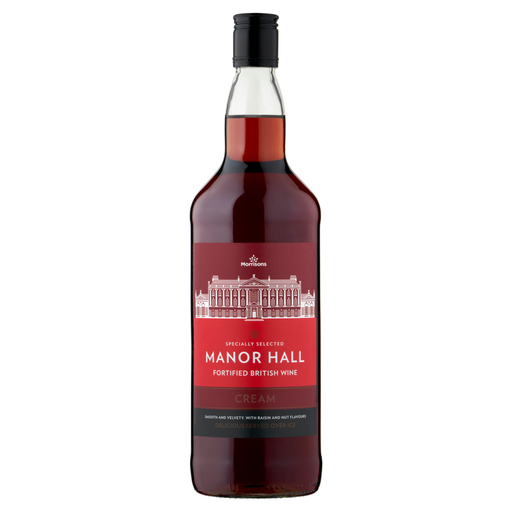 Morrisons 精选 Manor Hall 奶油型英国加强型葡萄酒 1L