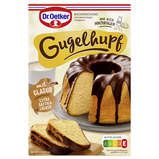 Dr. Oetker Gugelhupf Bundt Cake Baking Mix with Glaze 525g