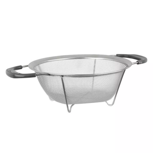 Stainless Steel and Plastic Mesh Sieve, Diameter 22 cm