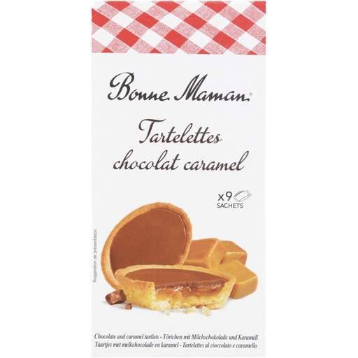 Bonne Maman Tartelette Chocolat Caramel 135g