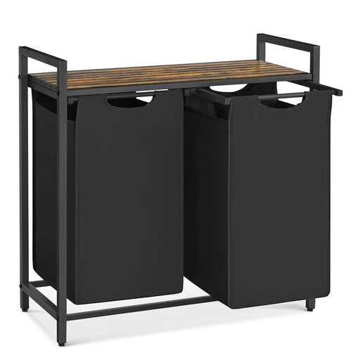 SONGMICS Laundry Hamper with 2 Compartments