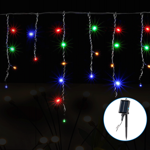 Aigostar Wave Flat String Lights - Icicle Lights - 100LED