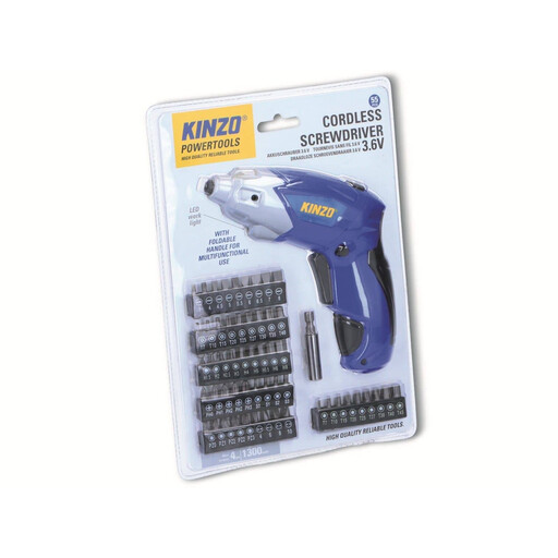 Kinzo Electric Screwdriver - with Bit Set