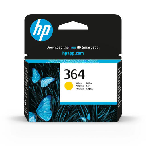 HP 364 Yellow Original Ink Cartridge