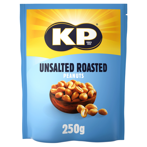 KP Snacks Unsalted Roasted Peanuts 250g
