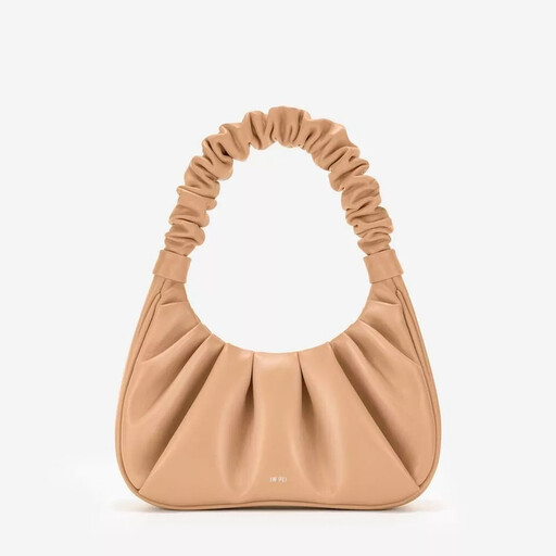 JW PEI Gabbi Ruched Hobo Handbag - Warm Beige