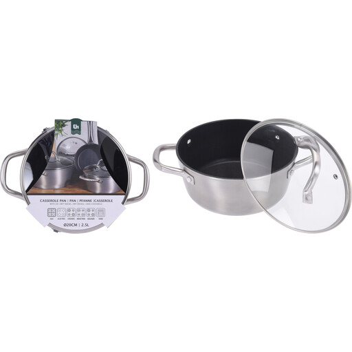 20 cm Aluminium Casserole Pan