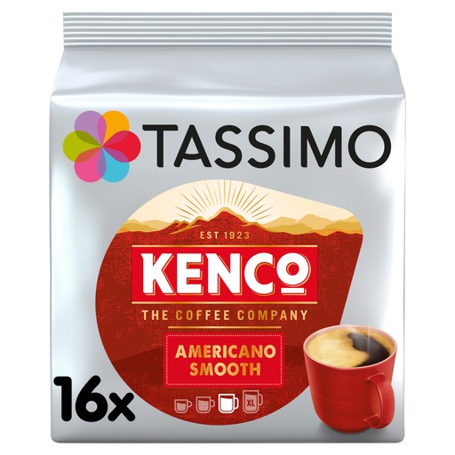 Tassimo Kenco Americano Smooth Coffee Pods 16 x 8g