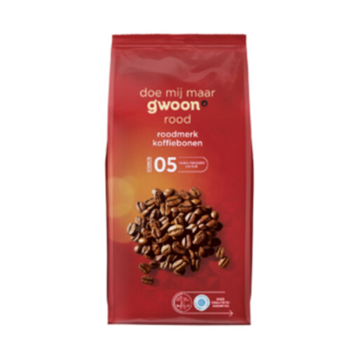 g'woon Red Brand Coffee Beans - 500g