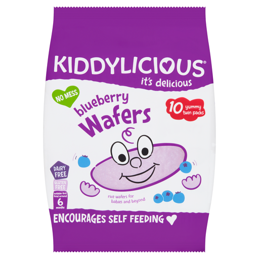 Kiddylicious Blueberry Wafers 6+ Months