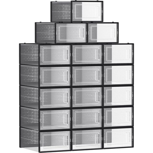 Ochama x SONGMICS Shoe Storage Boxes, Set of 18