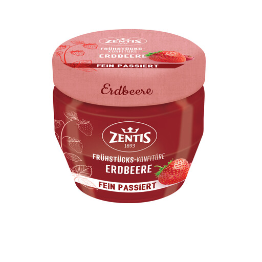 Zentis Frühstücks-Liebe Seedless Strawberry Jam 230g
