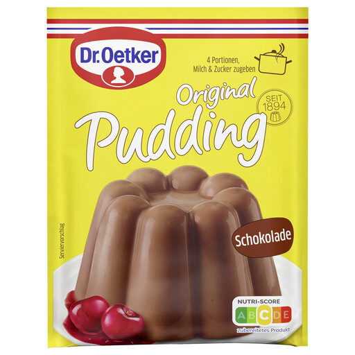 Dr. Oetker Chocolate Pudding Mix, 2 Count, 89 g