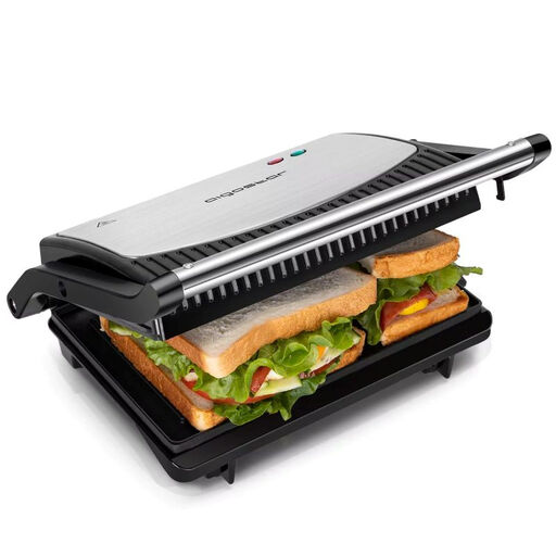Aigostar Panini Maker Contact Grill Non-Stick 800W