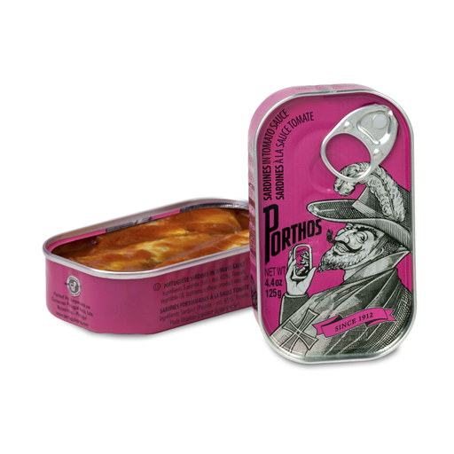 PORTHOS Vintage sardines in tomato sauce 112/81 g