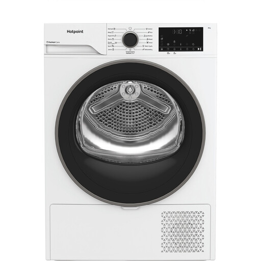 Hotpoint CHD84MWBSEE heat-pump tumble dryer, 8 kg