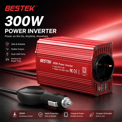 BESTEK 300W Modified Sine Wave Inverter