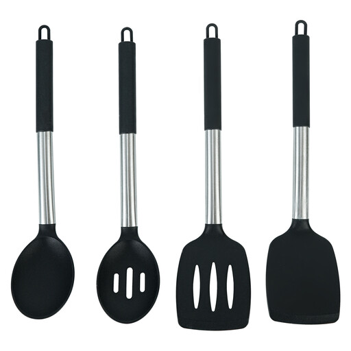 Pack of 4 Silicone Cooking Utensils Set