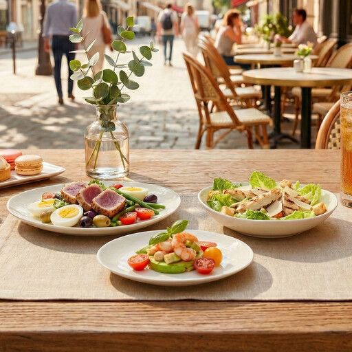 Organic 3-Piece White Ceramic Tableware Set