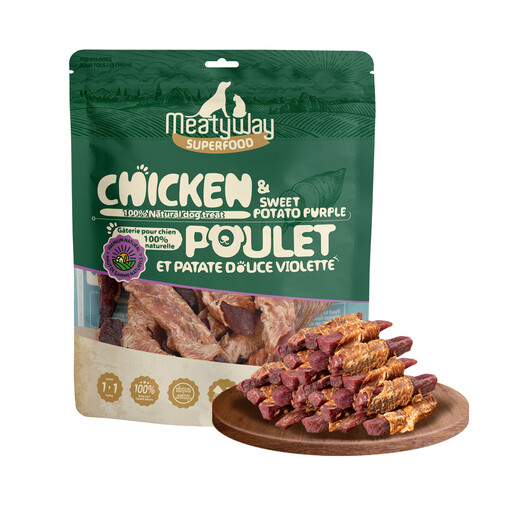 MeatyWay Duck Jerky Tenders with Purple Sweet Potato