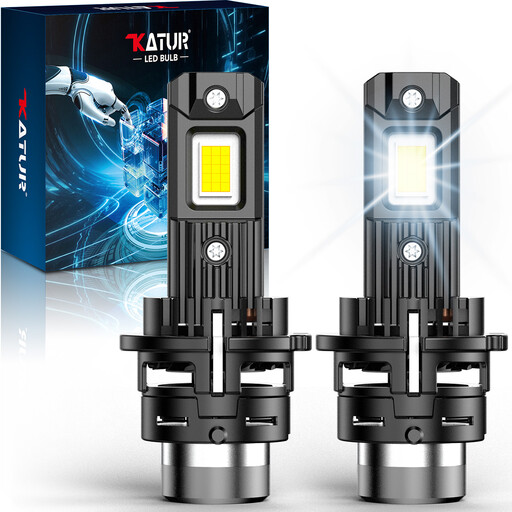 KATUR D4S LED 灯泡 800% 亮度 30000LM 6500K 白色 即插即用