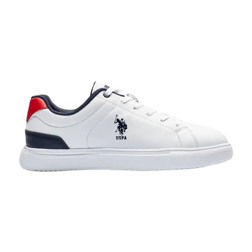 US POLO ASSN MEN SNEAKERS ARIS001M/6YM1 WHITE-DARK BLUE 44