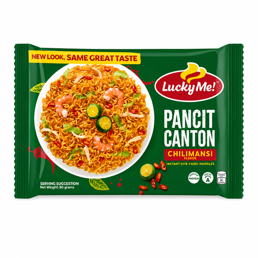 Lucky Me! Pancit Canton Instant Noodle with Chillimansi Flavour 60g