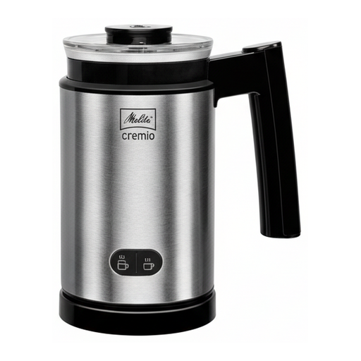 Melitta, Milk Frother, for Cold and Warm Milk, Non-Stick Coated Container, CREMIO