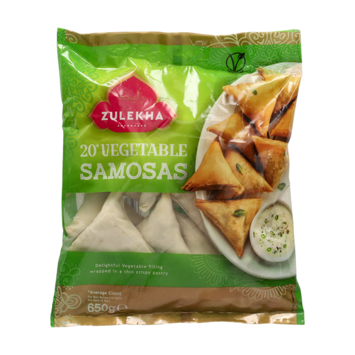 Zulekha Vegetable Samosas 650 g