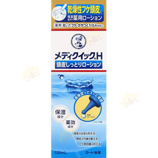 Rohto Mentholatum Dry Scalp Moisturizing Soothing Lotion 120ml