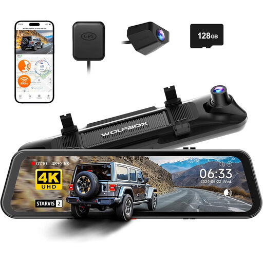 WOLFBOX G900 PRO 4K+2.5K Dash Cam