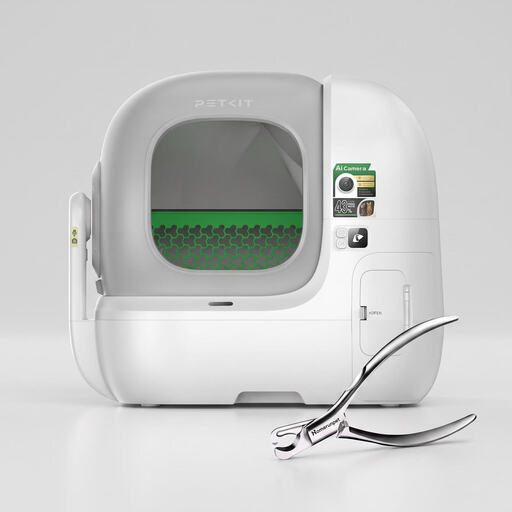 [€489 Bundle]PETKIT Purobot Max Pro 2 with Camera Self-Cleaning Cat Litter Box