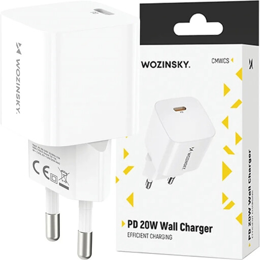 Wozinsky CMWCS 20W USB-C PD Wall Charger - White