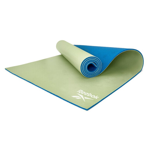 Reebok Yoga Mat double sided blue green