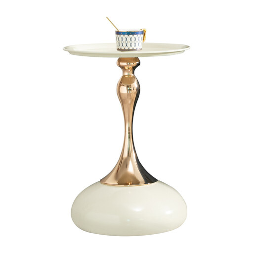 URBAN MEUBLE Luxury Series Round Pedestal Side Table