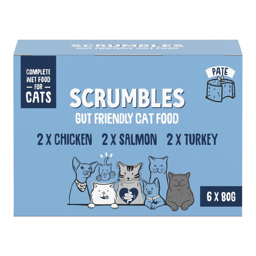 Scrumbles Wet Cat Food Pate Selection Tins