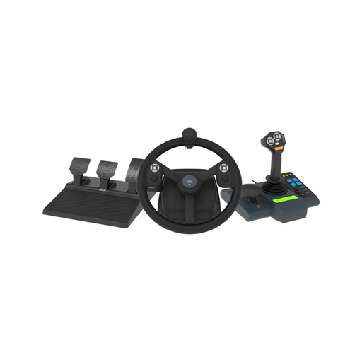Hori Farming Vehicle Control System for PC - Includes Steering Wheel, Control Lever and Pedals