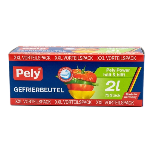 Pely Power Gefrierbeutel 2L XXL-Vorteilspack 75 Stück