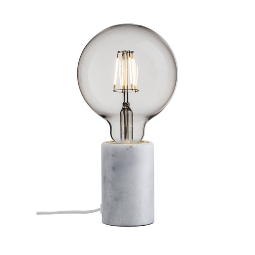 Lampe à poser SIV en marbre blanc