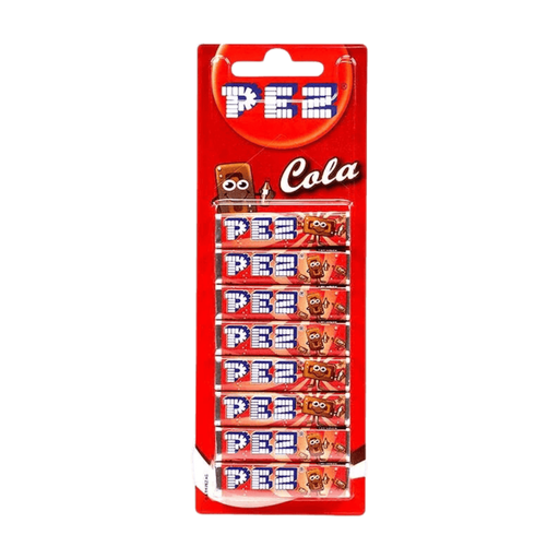 PEZ Cola Candy Refill Blister Pack 8 Sticks