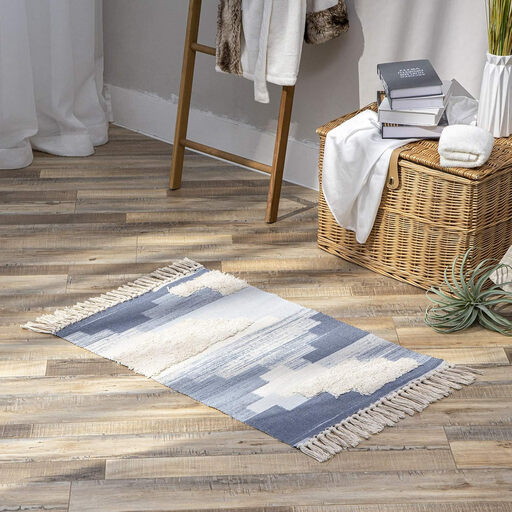 PHANTOSCOPE Ashler Cotton Rug with Boho Style
