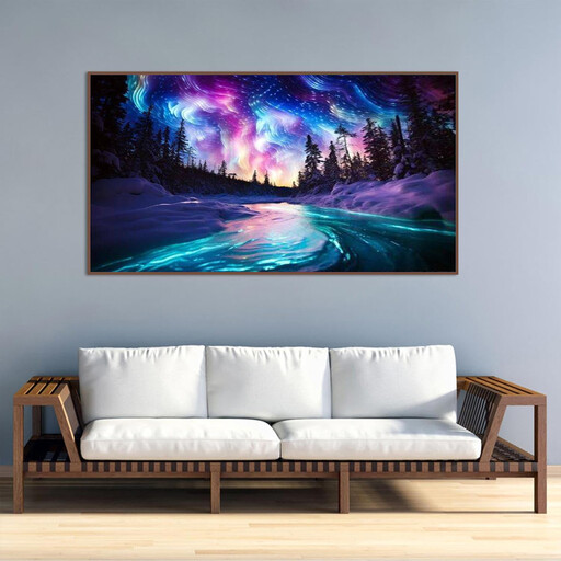 JU7CER 5D Diamond Painting Kit for Adults - Aurora
