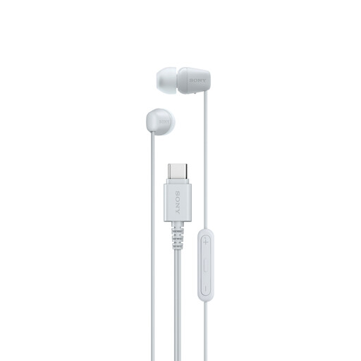 Sony IER-EX15C USB-C Wired Earbuds (White)