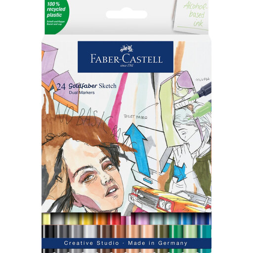 Faber-Castell Goldfaber Sketch Marker Set - 24 stuks