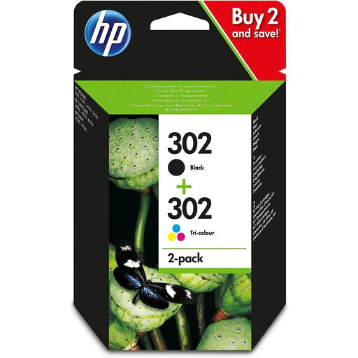 Pack de 2 cartouches d'encre originales HP 302