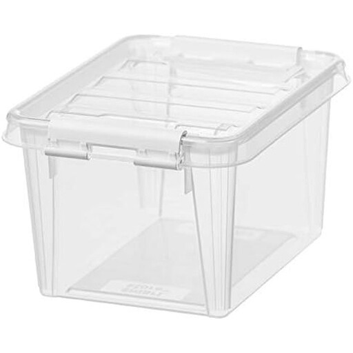SmartStore 1.5L Small Plastic Storage Boxes with Lid - Set of 8